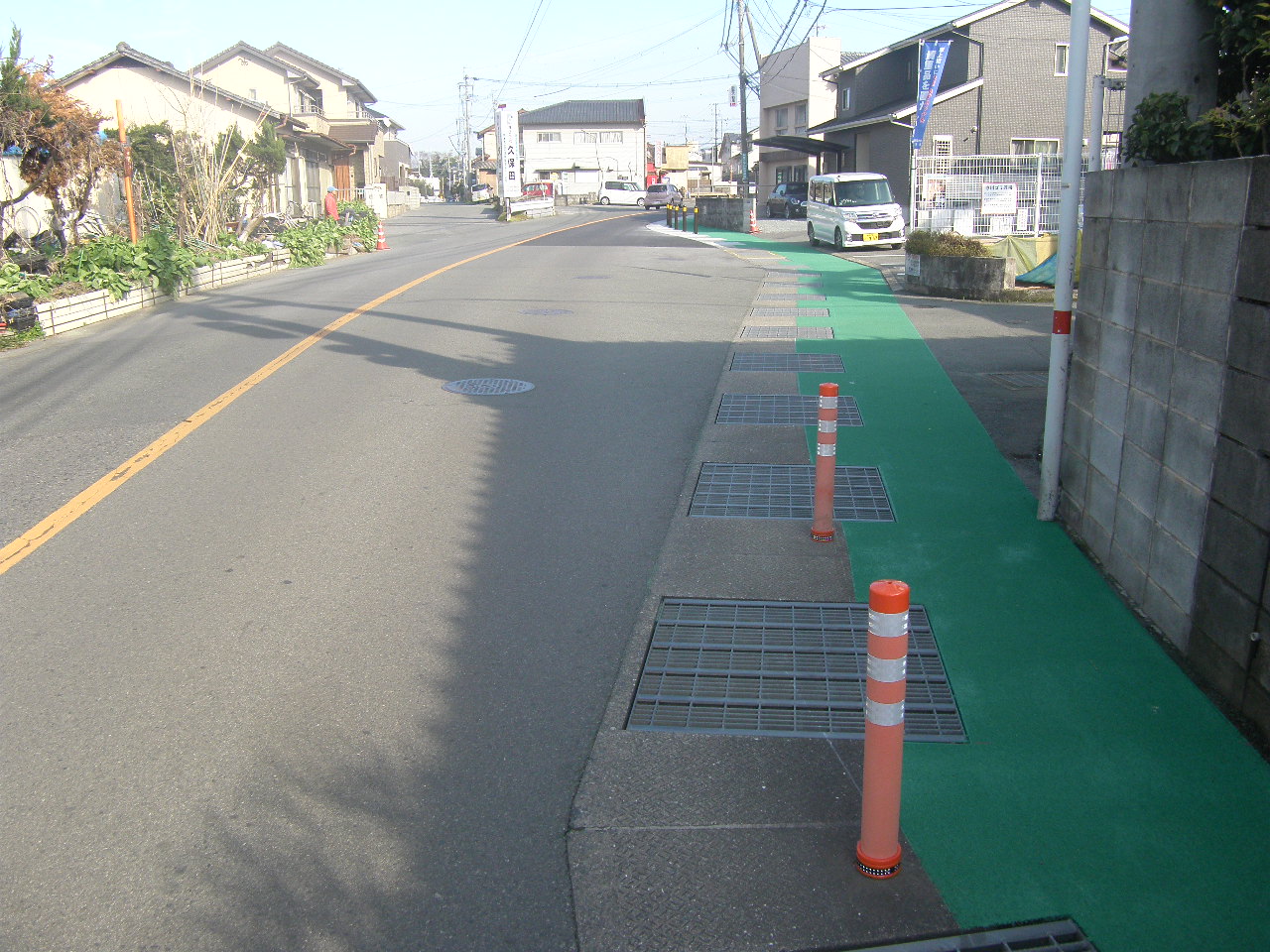 主要地方道　熊本大津線側溝改良工事