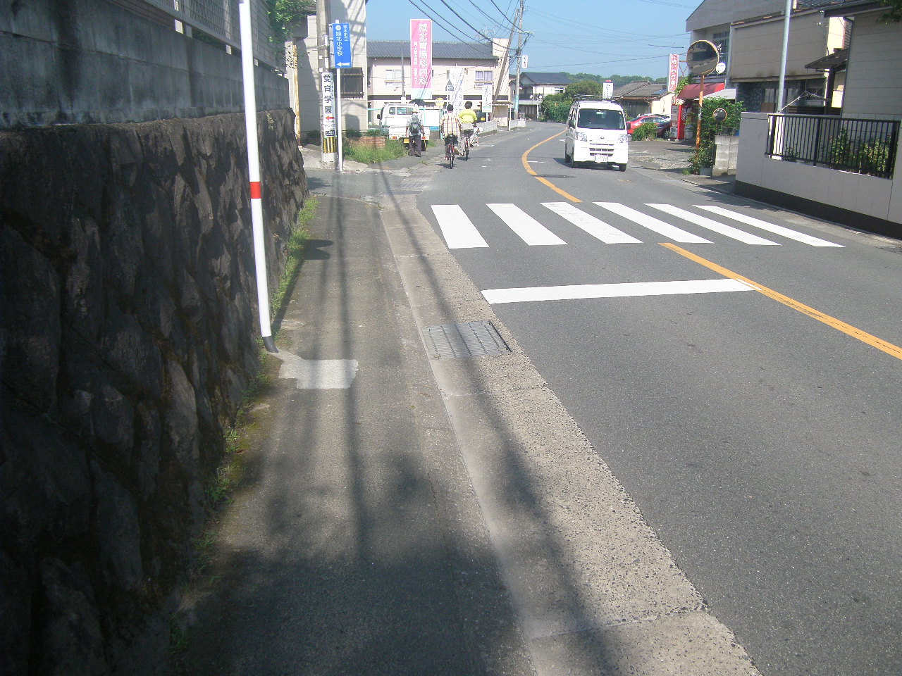 主要地方道　熊本大津線側溝改良工事